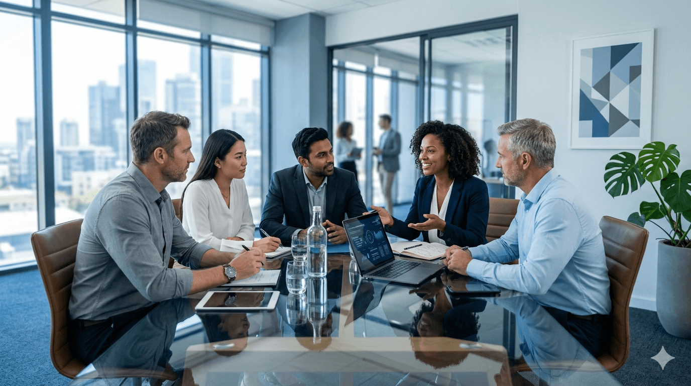 Abstract visualization of global digital connectivity